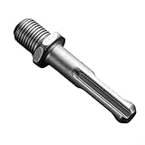 Brennholzbohrer aus Karbonstahl, Holzspaltkegel für Holzspaltung, strapazierfähig, quadratisch/rund/SDS-Max-Schaft, elektrisches Holzspaltwerkzeug für Kiefer, (Schaft)