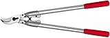 FELCO 210A-60 Baumschere (Länge 60 cm, Zweihand Gartenschere mit ziehendem Schneidkopf, Schnitt-ø 35 mm, ergonomische Griffe, Gartenschere)