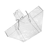 Regenschutz für Roller, wasserdicht, transparent, PVC-Material, zusammenklappbar, kompaktes Design, Spiegelschutz, Schutz für Elektrofahrräder vor Sonnenschäden, harten Elementen, täglichen Pendeln