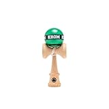 KROM Kendama MIKRO Dunkelgrün – Mini Kendama aus Buchenholz – Voll spielbar – Taschenformat – Für Anfänger & Profis