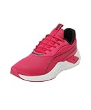 Puma Women Lex Wn'S Road Running Shoes, Garnet Rose-Puma Black-Puma White, 40 EU