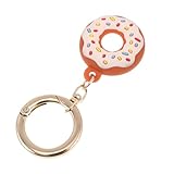 Kisangel Weiche Schutzhülle für Tracker Stoßfest Kratzfest Leichtes Cover mit Donut Design Kompatibel mit Apple Ortungsgerät Einfache Montage als Geschenk