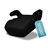 HiTS4Kids Kindersitz fürs Auto (Schwarz) – Kindersitzerhöhung für Kinder von 126-150cm – komfortabel und sicher durch geprüfte Sicherheit nach Norm R129 – kompakt und unkompliziert