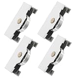 HOLIDYOYO 4 Stück Teiliges Schiebetürrollen aus Langlebigem Material Verschleißfest für Glas Terrassentüren Vielseitig Einsetzbar für Schiebetüren Vitrinen und Schränke Einfache Montage