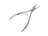 Diabetikerzange-Eckenzange-Nagelzange 11.5 cm aus rostfreiem Edelstahl abgerundete Spitzen für arbeiten am Diabetischem Fuss von Otto Herder manicure