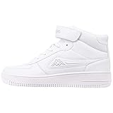 Kappa Unisex Bash Mid Sneaker, Weiß, 38 EU