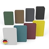 FUX 160 Stück Abstandshalter Kunststoff Set 60 x 40 x 1,5-20mm Verglasungsklötze Sortiment Klötzchen Unterlegplatten Distanzplättchen Kunststoffplatte Ausgleichsplättchen Fensterkeile