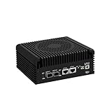 SJRC N150 Firewall Appliance (bis zu 3.6GHz), Dual 10GbE SFP+ Mini PC mit 2 x i226V 2.5GbE LAN, Win 11 Pro Micro Office Computer 16GB DDR5 RAM 256GB SSD, USB3.2, Support OPNsense