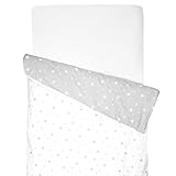 Sevira Kids - Bettbezug für Babys, wendbar, aus Baumwolle, Stella