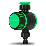 YourCasa Bewässerungsuhr MECHANISCH mit Filter [120 Min] - Zeitschaltuhr mit Schlauchkupplung zur Bewässerung - Wasserhahn Garten Wasser Zeitschaltuhr Bewässerungsautomat Wasserzeitschaltuhr (Grün)