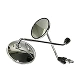 Motorrad-Klapprückspiegel 2 Teile/para Motorrad Rückspiegel Fahrrad Rückspiegel Roller Für Moped Seitenansicht Flügel Spiegel Rotierenden Einstellbare Spiegel