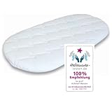 Alvi Matratze Alvimed Air | Baby Matratze Beistellbett Kinderbett Stubenwagen Wiege | Kindermatratze atmungsaktiv und wasserabweisend | Komfortschaum Dicke 4 cm
