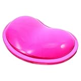 FUNOMOCYA Ergonomische Silikon Handballenauflage im Transparentes Mauspad für Büro und Gaming Komfortable Handstütze für Entspanntes Arbeiten