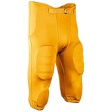 Champro Herren Terminator 3 Integrated Football Pants Fußballhose, Gold, XL