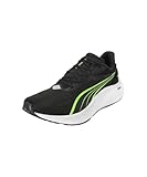 PUMA Herren Electrify Nitro 4 Straßen-Laufschuh, Black-Yellow ALERT-Feather Gray, 43 EU