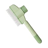 Katzenkamm – Haustiere Flohkamm Selbstreinigender Flohkamm | Multifunktionale Fellpflegebürste für Hunde zum Massieren und Reinigen von ausfallenden Tierhaaren