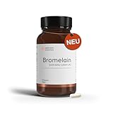 Bromelain Kapseln | 450 mg (2.250) F.I.P pro Kapsel | natürliches Enzym aus Ananas-Extrakt | 90 magensaftresistente Kapseln | höchstdosiert mit maximaler Enzymaktivität | vegan, nur 1 Kapsel/Tag