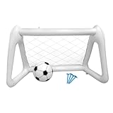 Fußballtor für den Garten | Faltbares Fußballtor für Training | Tragbares interaktives Spielzeug mit Ball und Heringen, Sportspiele für Wettkämpfe und Spaß Indoor Outdoor