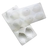 Silikon-Backform, 6 Mulden, Cupcake-Formen, Silikon-Muffinform, wiederverwendbar, antihaftbeschichtet, Backzubehör für Kekse, Kuchen, Dessert, Lebensmittel, Leckereien, Geburtstag, Weihnachten, Urlaub