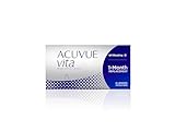 ACUVUE Vita Monatskontaktlinsen mit komfortablem Tragegefühl – Den ganzen Monat lang – -0,75 dpt & BC 8.8 – Mit UV Schutz & durchgängig hohem Feuchtigkeitsgehalt – 6 Linsen