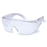 RODOPI ProLense-Protect Schutzbrille für Brillenträger Sicherheitsbrille klar EN 166 1F Arbeitsschutzbrille Baustelle Labor Überbrille Arbeit ANSI Z87.1 (1)