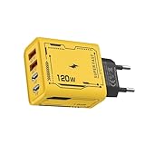 Type-C Wandladegerät,Type-C Ladegerätblock, 4-Port 120W Adapter Brick USB + Type C Wandstecker, Tragbares Multi-Port-Reise-Ladegerät, EU/US-Stecker, für Tablets, Handys