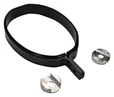 Auspuffschelle LeoVince Auspuff-Ersatzteil Klemme Auspuffhalterung FR1, Carbon