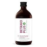 Betanio PLUS – Bio-Rote-Bete-Konzentrat – reich an Nitrat & Betain – 5,3 kg Bio-Rote-Beete pro 500 ml – 50 Portionen