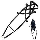 Hunde-Zuggeschirr, verstellbares Hundeschlittengeschirr aus Nylon für Verhaltenstraining, Gewichtheben, Canicross, Ski-Jöring