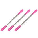 WOLMIK Epilierer, 3 Stück Metall Gesichtshaarentferner, Gesicht Haarentfernung Epilierer, Epilierstäbe, Tragbarer Epilierer, Beauty Werkzeug, zum Entfernen von Kinn, Wangen, Flaum