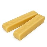 Hartkäse für Hunde – Large 2 Stück – Natürlicher Kauknochen – Kaukäse zur Zahnpflege & Langen Kaudauer
