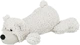 TRIXIE Hundespielzeug Be Eco Bär Elroy - umweltfreundlicher Teddy, Teddybär aus recyceltem Plüsch - weicher Kuschel-Bär für Hunde, 42 cm - 34878