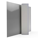 Acrylglas zuschnitt nach mass platte platten politur hpl platten 3mm Farben Glasklar und Größe Wählbar (Grau)