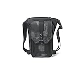 BUYEDBD Gürteltasche Männer Taille Tasche Oxford wasserdichte Bein Umhängetasche Reise Motorrad Brusttasche Taille Tasche Brieftasche(Grijs)