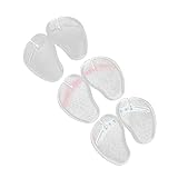 minkissy 3 Paare Gel-Hausschuhe Gel-Vorfußhülle Metatarsalgie-Pads Tangas Schuheinlagen Sandalen vibroei Fußpolster Flip-Flops-Pads vordere Füße Schutzpolster Frontpolster Bodenmatte