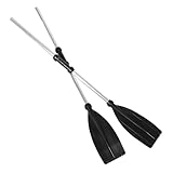 Abaodam 1 Satz Paddel schlauchboot zubehör Kanu-Ruder Kajak Ruder Paddleboard-Ruder Ruder für Schlauchboote Bootsruder aus Aluminiumlegierung Paddle-Board-Propeller Plastik Black