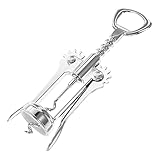 SOLUSTRE Korkenzieher mit Flaschenöffner Wein und Bieröffner Handlich und Leicht für Zuhause und Partys Robust und Einfach zu Bedienen