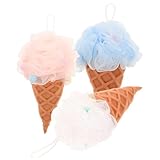 VICASKY 3 Stück Badekugel Loofahs Peeling Körper Badeschwämme Multipack Schwammdusche Duschbälle Für Frauen Geformt Body Scrubber-ball Duschen Badeschwämme Für Groß Sport