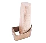 Bauster® Sensenring für Sensenbaum+Holzkeil für Sensenbaum Sensenschloß Sense ohne Schrauben Satz Klingenring für Sensenbaum aus Metall Sensenhalter Gartensense Wildwuchssense Befestigung Sense