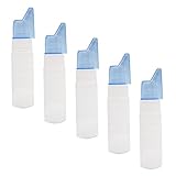 DECOMELODY 5Stücke Leere Nasensprühflaschen Nachfüllbare Sprühflasche für Nasenspray für Reisen Zuhause und Unterwegs Wiederverwendbar Leicht und Platzsparend