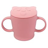 ZUNOXAZ Weicher Trinklernbecher für Kleinkinder Wasserglas frei Rutschfest und Bruchsicher in Lebensmittelecht Kompakt und Tragbar für Sicheres Lernen und Alltag