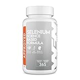 WFN Approved Selenium - Selen Komplex - 365 Tabletten je 200µg - Komplex aus Natriumselenit, Selenmethionin & Selenhefe - vegan, hochdosiert - Produziert & laborgeprüft in Deutschland