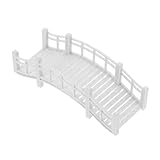 HOODANCOS Wetterfeste Miniatur gartenbrücke aus Marmoroptik Detaillierte Micro Landscape Figurine für Puppenhäuser Aquarien und Bonsai Vielseitiges Vintage dekor für Außen Innengestaltung