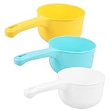 VERDANVERSE 3 Stück Teiliges Wasserlöffel für Küche und Badezimmer Vielseitige Wasserlöffel mit Langem Griff für Camping Baden und Haushaltsanwendungen
