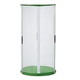 Xistuoz Schmetterlingskäfig, 30 x 40 cm, Raupengehege mit Reißverschluss, faltbarer Pflanzenschutz für Naturstudium, Outdoor, Hinterhof, Garten