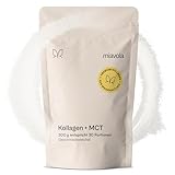 Miavola Collagen Pulver MCT - Bioaktive Kollagen Hydrolysat Peptide mit MCT-Pulver auf Kokosbasis - Eiweiß-Pulver - Nachhaltige Grasfütterung, geschmacksneutral, optimale Löslichkeit