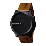 Gvblkq Wasserdichte Uhren für Herren, Smart-Sportuhr, hohe Präzision, multifunktionales Display, leuchtender Nachtmodus, stilvolles robustes Design, für Männer, Jungen, Outdoor-Aktivitäten (ABS)