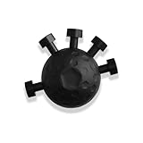 Handgriffstärker, Griffstärker, Fingergriffstärker, Griffkraftverstärker, Handmuskeltrainer, Ballgriff-Krafttrainer, Schwarz, 1 Stück