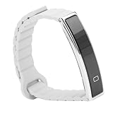 Bewinner Tragbares Intelligentes Armband für Männer Frauen, Rufen Sie die Erinnerungsstange -Abdichtung der Fitness -Tracker -Uhr, Aktivitätsgesundheit Armband auf (Silver)