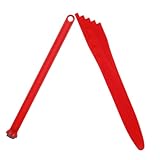 SEWACC 2 Stück Magnetisches Einmachwerkzeug mit Deckelheber und Blasenentferner Leichtes Verschleißfestes Kunststoffmaterial Rot Einmachzubehör für Sicheres Heben Von Einmachdeckeln Beim